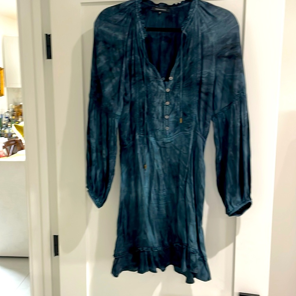 Sold!  tie dye blue dress